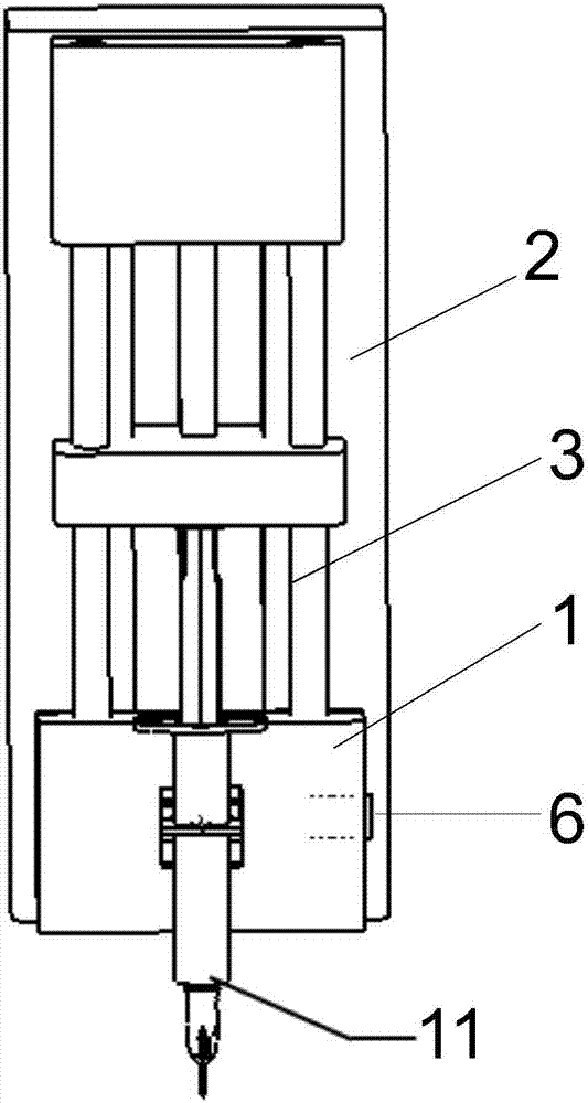 一种单喷头静电纺丝设备的喷头固定装置的制造方法
