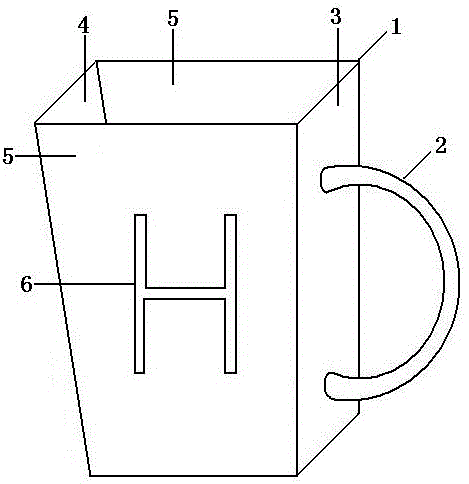 一種有獨(dú)立系列字符的瓷質(zhì)異形口杯的制造方法與工藝