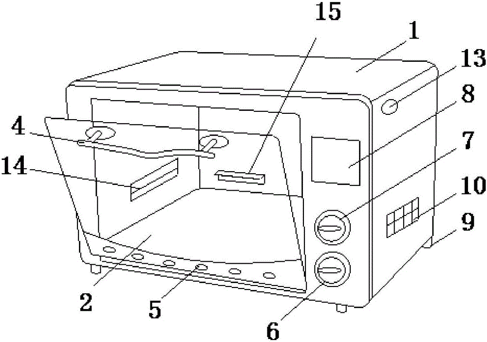 一种可快速散热的烤箱的制作方法