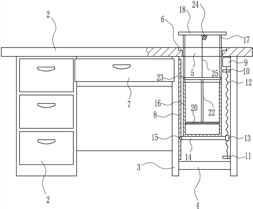 一种鱼类基因工程实验用工作台的制造方法与工艺