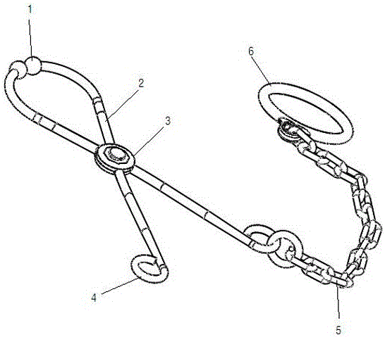 一种带链牛鼻钳的制造方法与工艺
