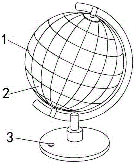 帶燈光顯示的地球儀的制造方法與工藝