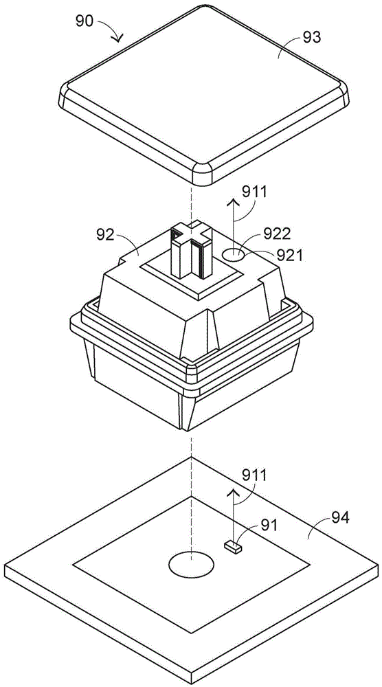 使用光学式按键开关的发光键盘的制造方法与工艺