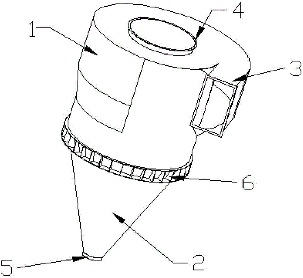 污水監(jiān)控系統(tǒng)用旋風式除塵裝置的制造方法
