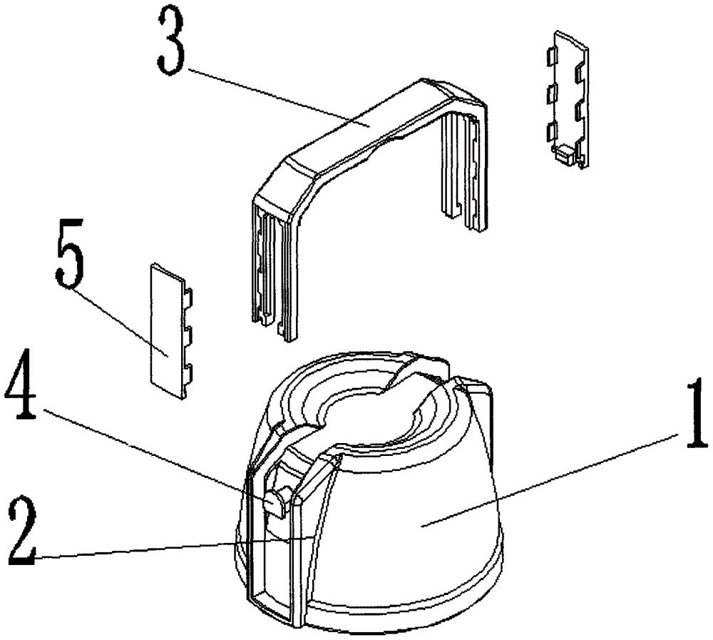 一种旅行壶壶盖的手提结构的制作方法