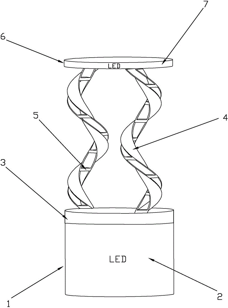 旋转展柜的制作方法