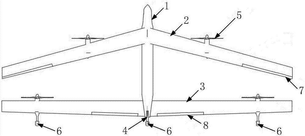 一种尾座式串列翼长航时飞行器气动布局的制造方法与工艺