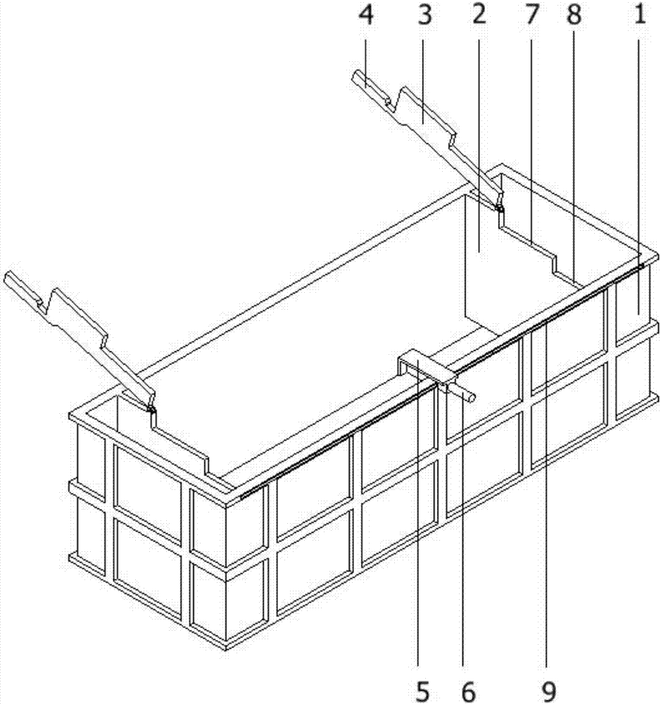 用于镀锌作业的阶梯式热浸槽结构的制造方法与工艺