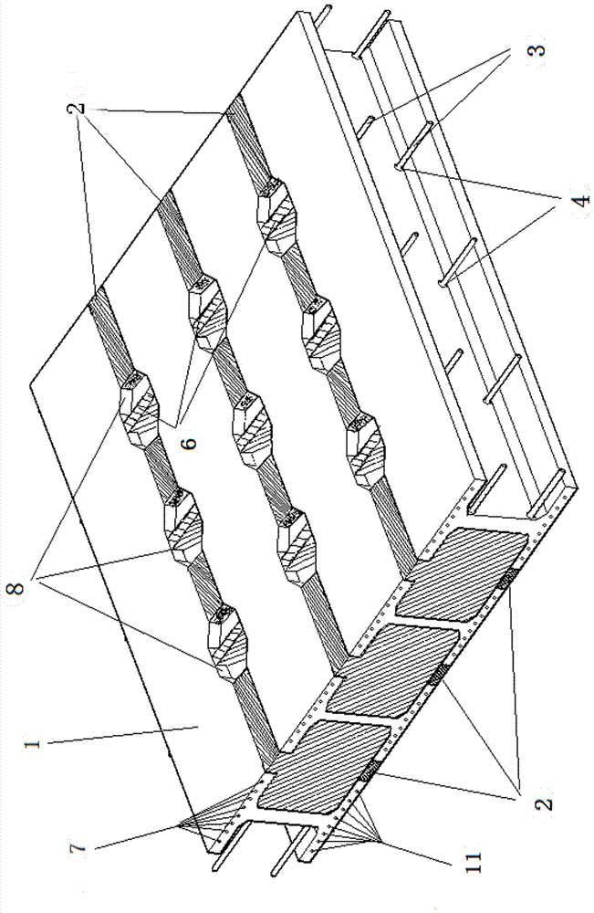 一种横向预应力工字箱梁结构的制造方法与工艺