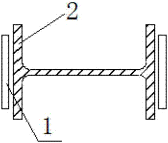 一种加固H型钢梁柱及方法与流程