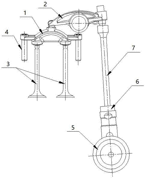 氣門搖臂驅(qū)動裝置及其同名兩氣門單臂驅(qū)動結(jié)構(gòu)的制造方法