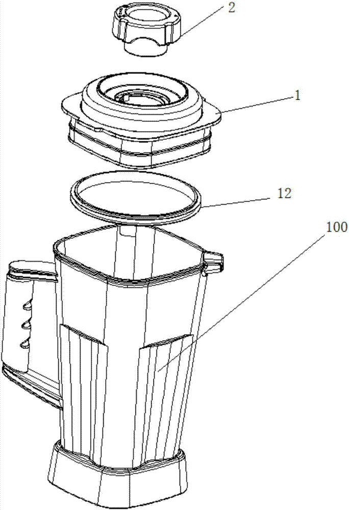 一种防溅透气杯盖及具有其的电动料理机的制造方法与工艺