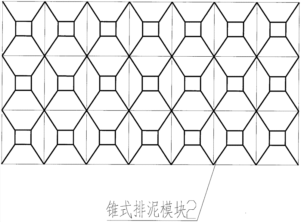 錐式約束排泥單層側向流斜板沉淀設備的制造方法與工藝