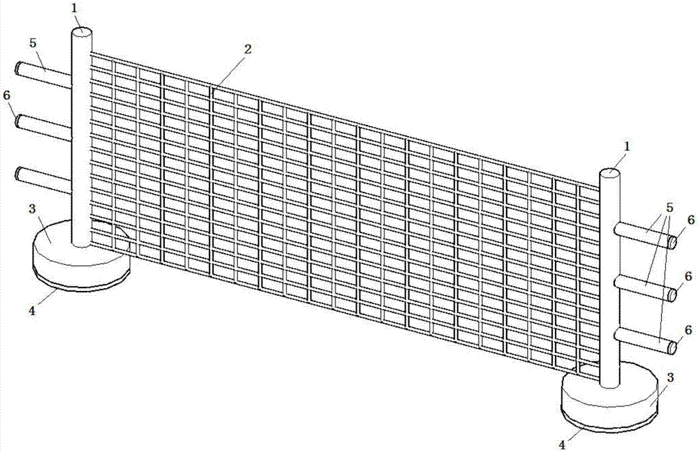 一种工程施工用抗倒伏可拆卸护栏的制造方法与工艺