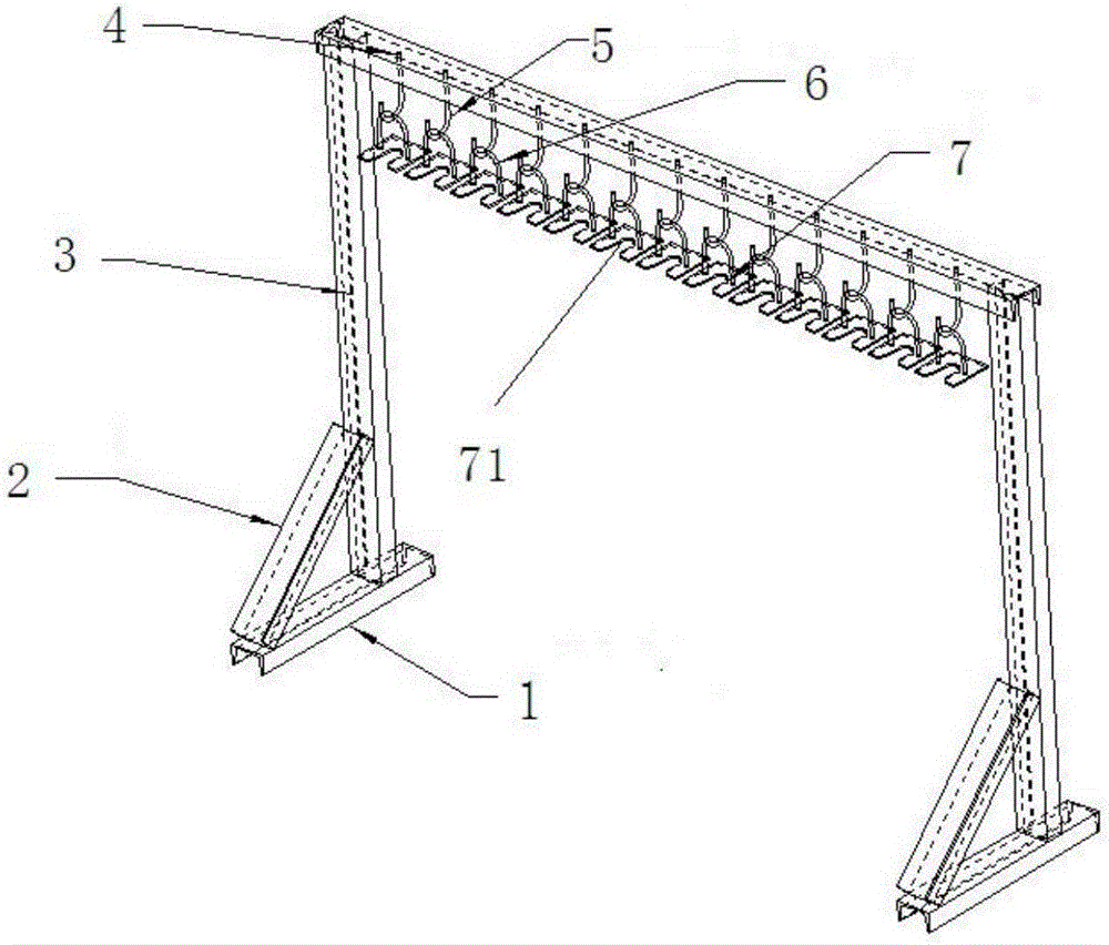 玻璃基板制程用轴件吊架的制造方法与工艺