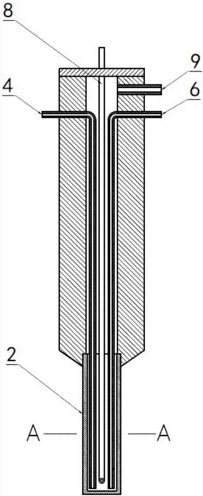 一种气冷高温稳态压力探针的制造方法与工艺