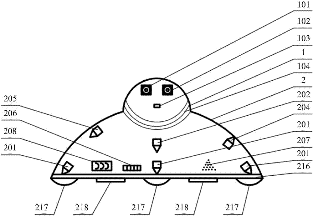 一種飛行陪伴機(jī)器人控制方法及系統(tǒng)與流程