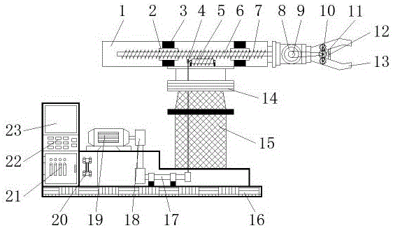 一種機(jī)械零件抓取機(jī)械手臂的制造方法與工藝