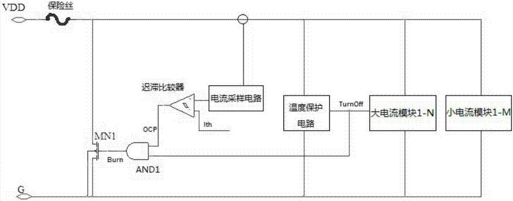 一種芯片保護電路及系統的制造方法與工藝