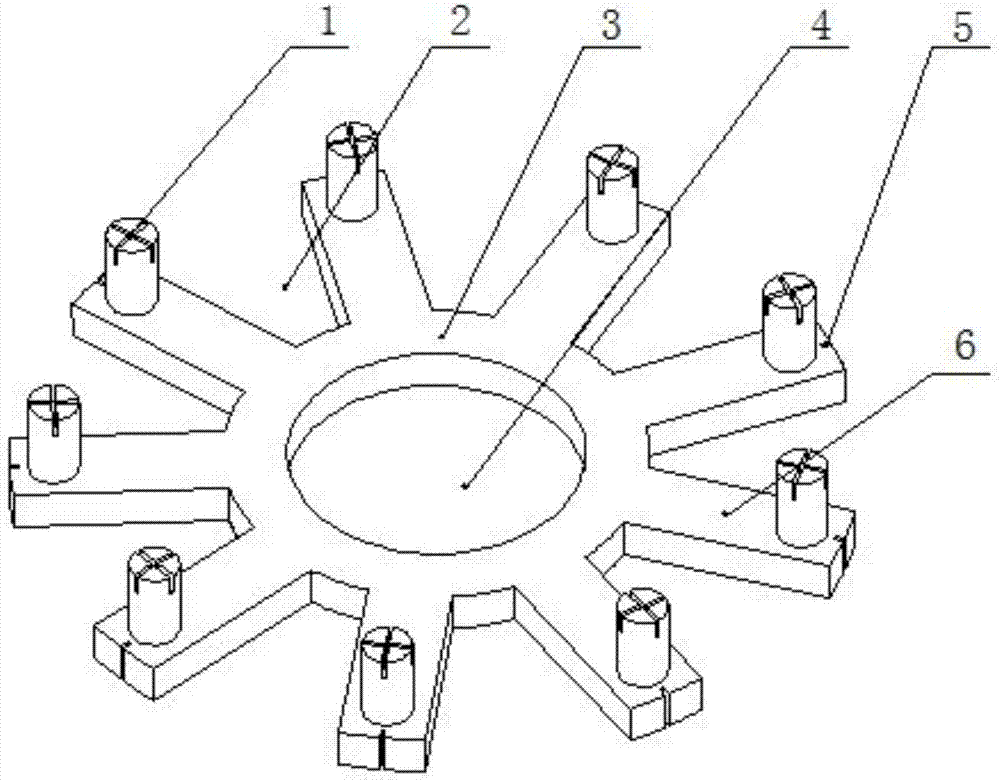 一种电机线圈导线首尾端定位座的制造方法与工艺