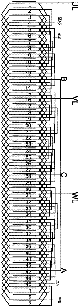 一種配置霍爾元件的無公約數(shù)奇數(shù)槽分?jǐn)?shù)槽分布繞組的制造方法與工藝