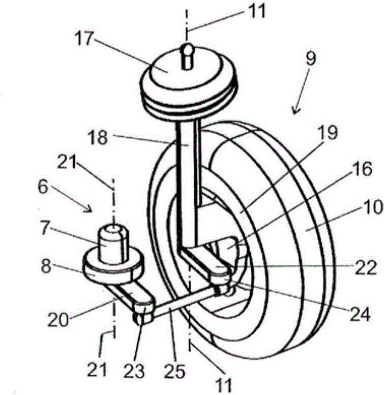 具有单轮转向装置的机动车的车轮转向组件的制造方法