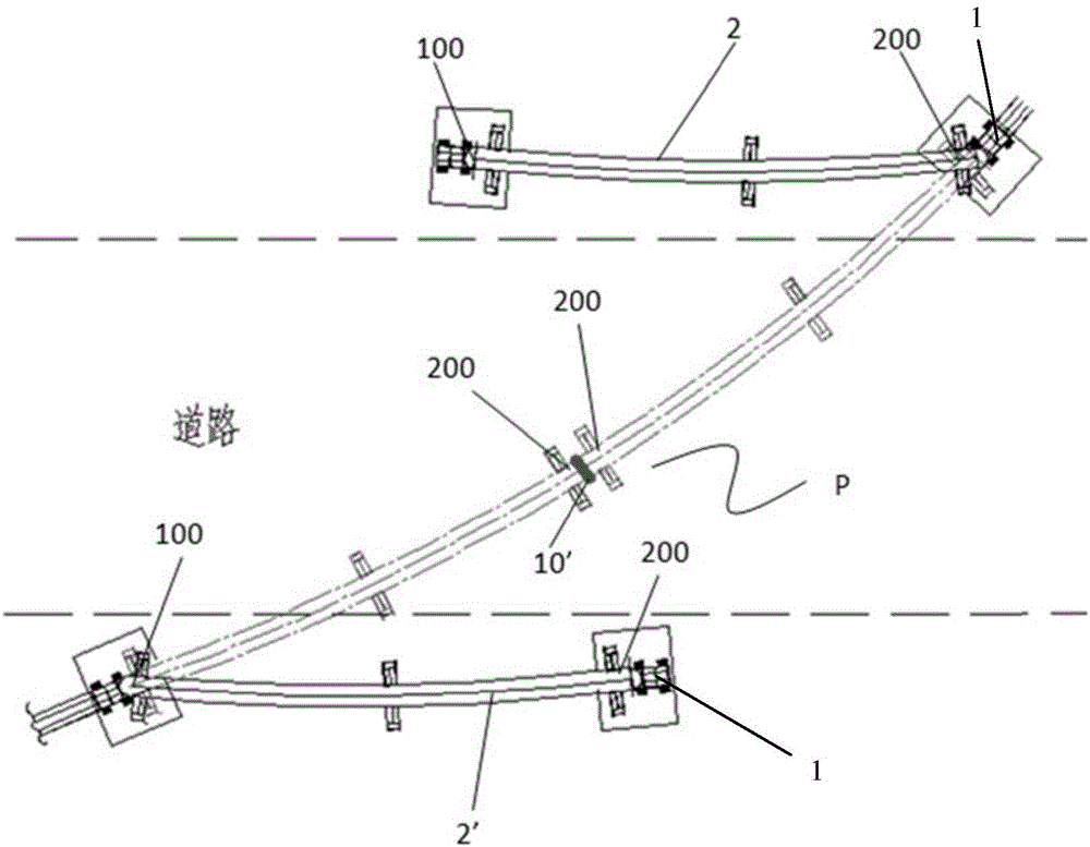 跨座式可移动对接的轨道梁及其使用方法与流程