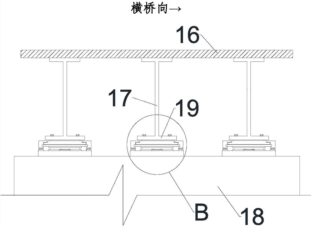 一种适用于钢桥或钢混组合梁桥的抗拉拔支座及其施工方法与流程