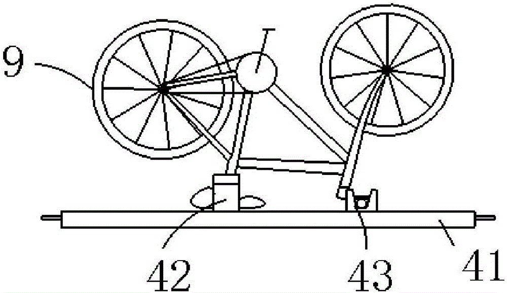 一種立體車(chē)庫(kù)用自行車(chē)裝夾裝置的制造方法