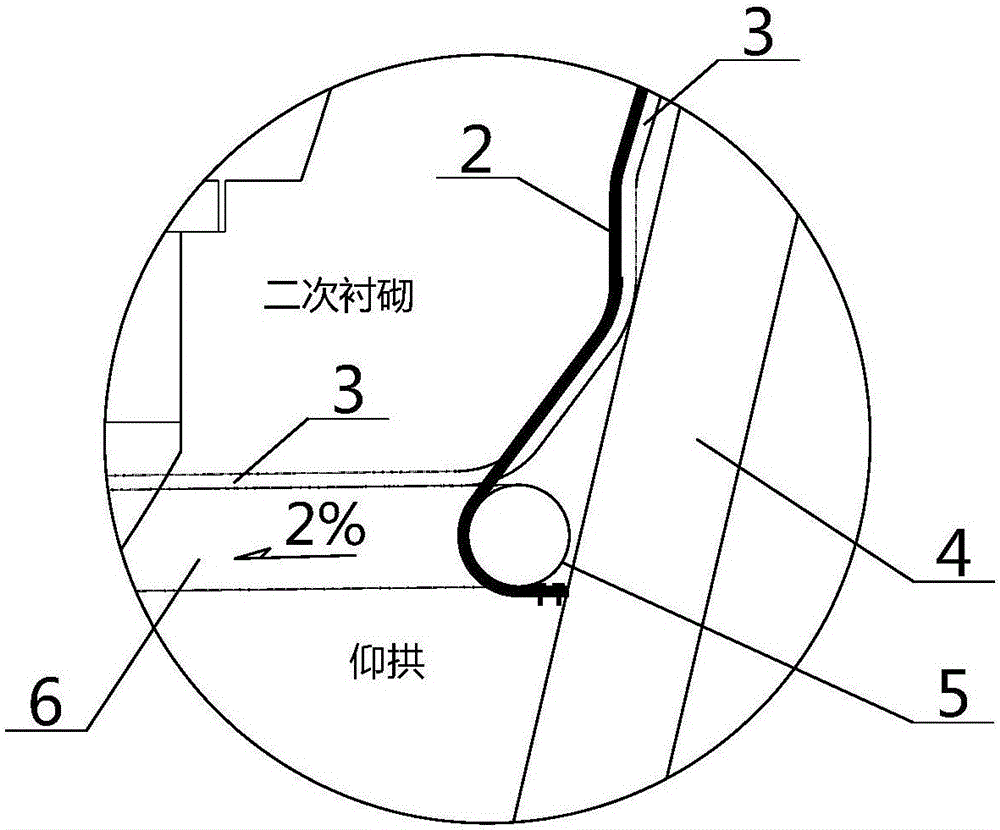 一种控制矿山法隧道二次衬砌水压力的方法与流程