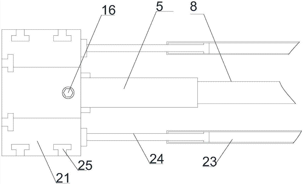 一種分體組合式建筑加工工具安裝架的制造方法與工藝