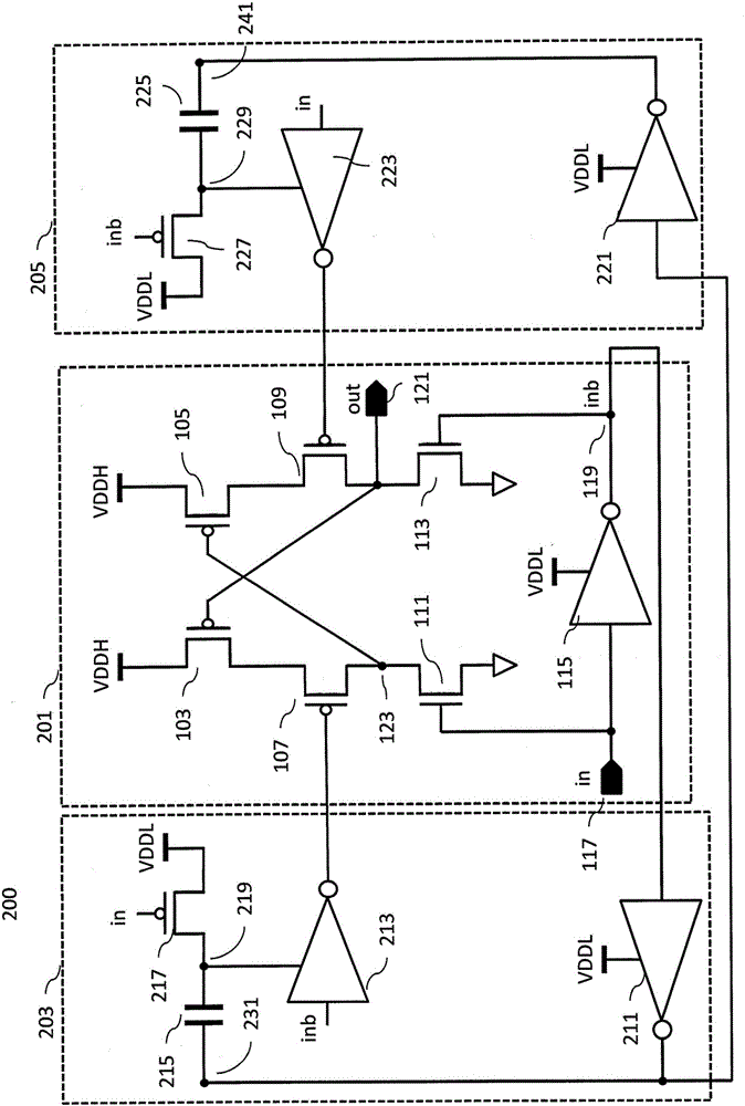 使用升壓電路的電平移位器電路的制造方法與工藝