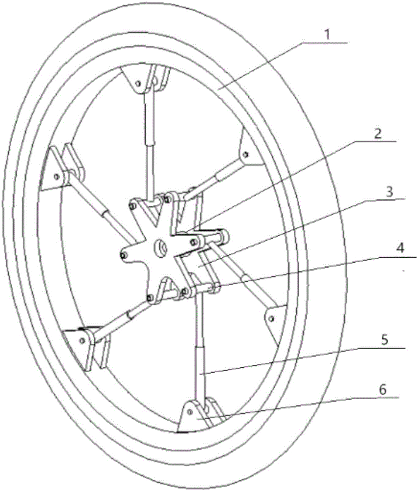 一种气压辐条式减震车轮的制造方法与工艺