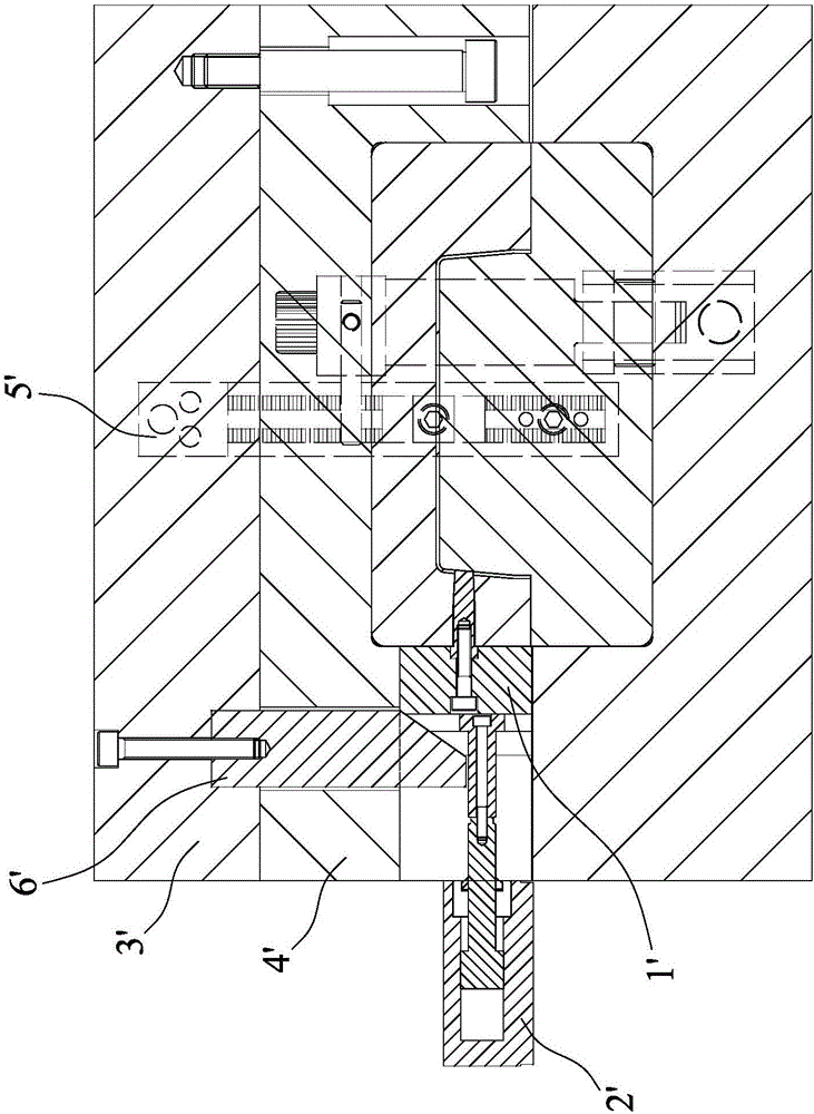 高效油缸滑块自锁模具的制作方法