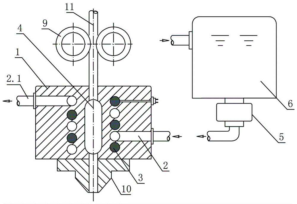 一种可快速调温的3D打印机熔料挤出机构的制造方法与工艺