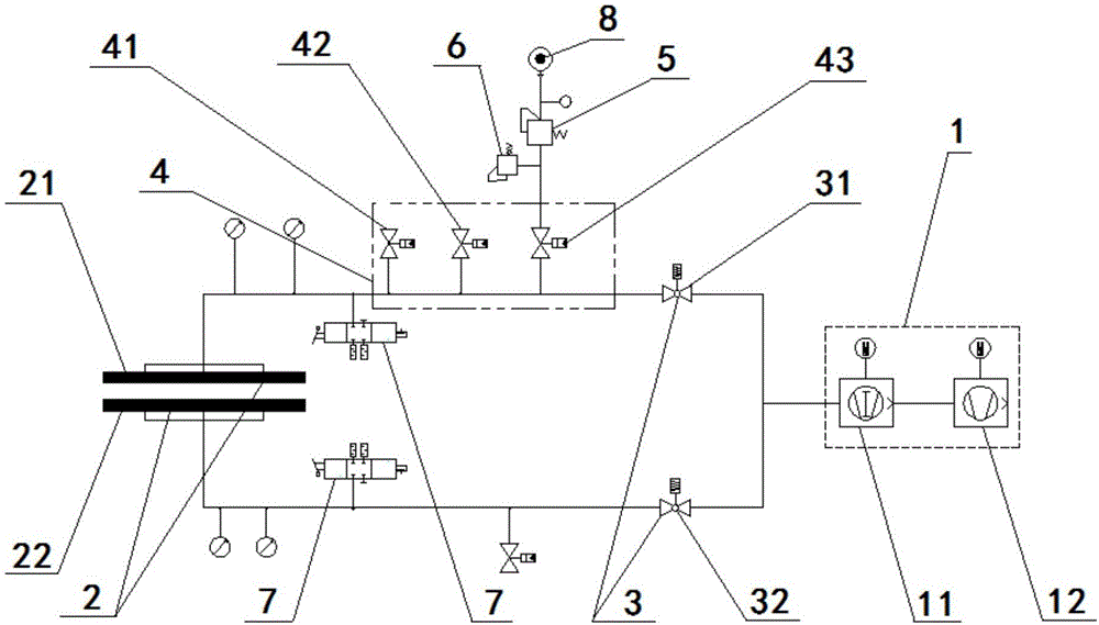 一種用于雙玻光伏組件層壓機(jī)的真空氣動系統(tǒng)的制造方法與工藝