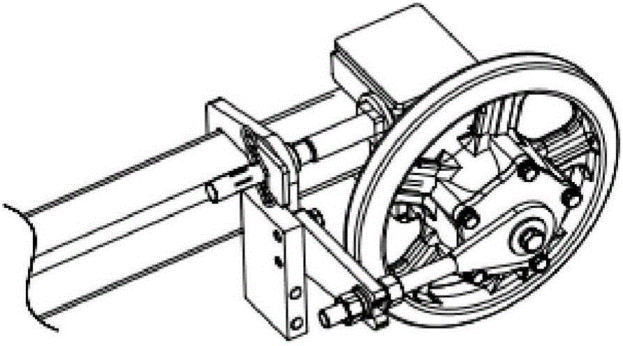 一种收割机履带导向轮机构及收割机的制造方法与工艺