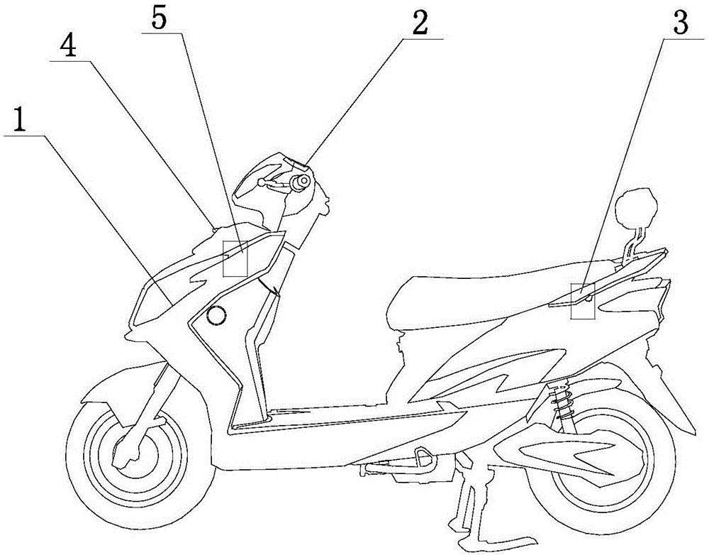 一種帶行車記錄的人臉識別電動車的制造方法與工藝