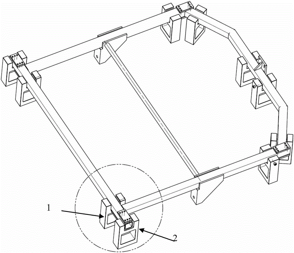 薄壁方管式框架的定位夹具的制造方法与工艺