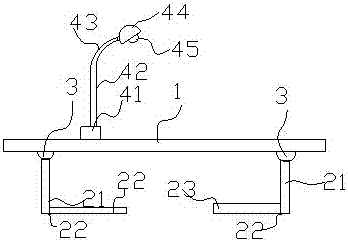 一種安裝有燈具的電腦桌的制造方法與工藝