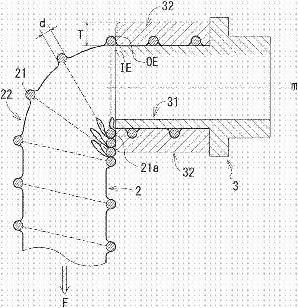 電動(dòng)吸塵器用軟管的連接結(jié)構(gòu)的制造方法與工藝