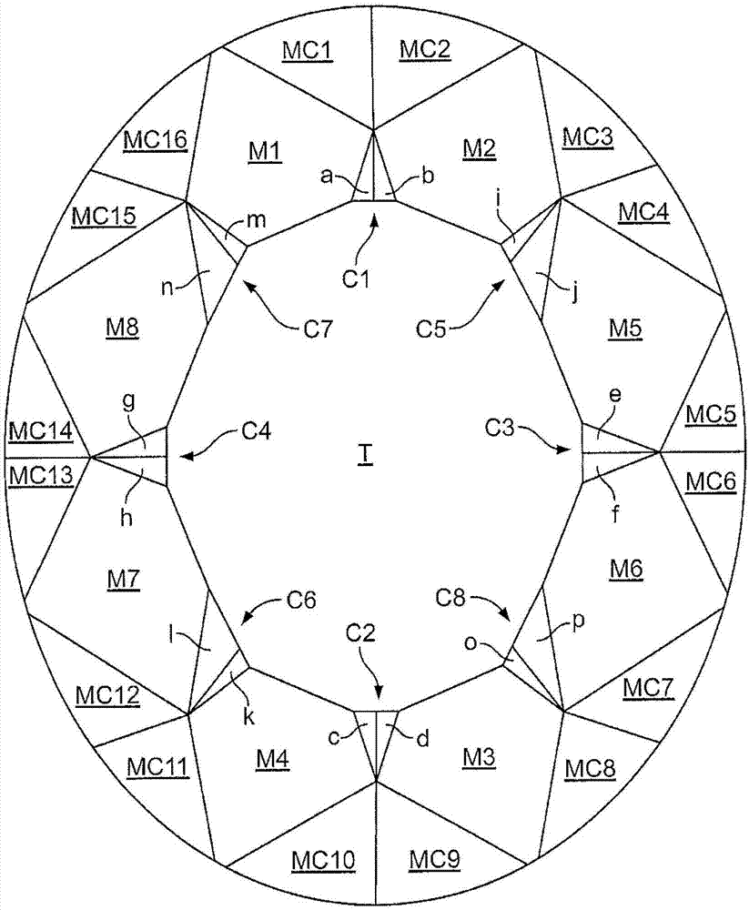 具有八心八箭图案的改进的椭圆形钻石的制造方法与工艺