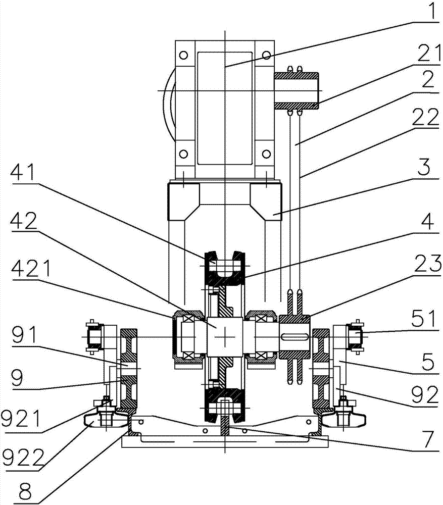 齿轨卡轨车电机驱动结构的制造方法与工艺