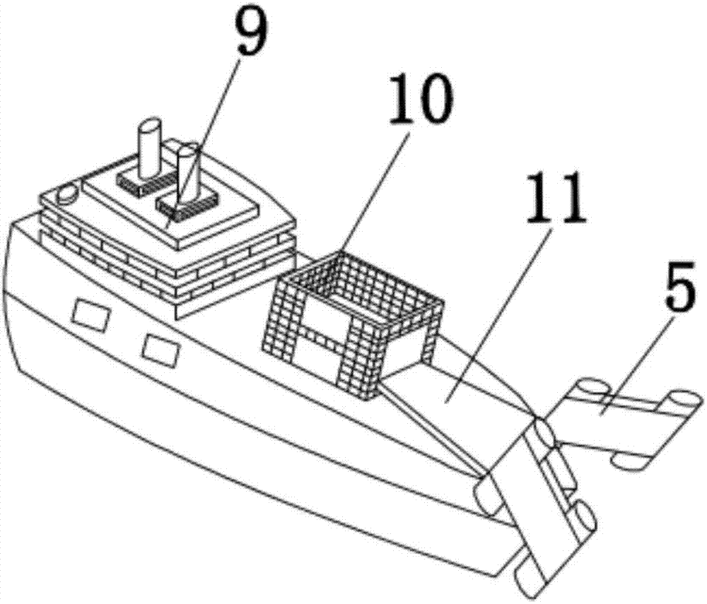 一种全自动水面垃圾打捞船的制作方法
