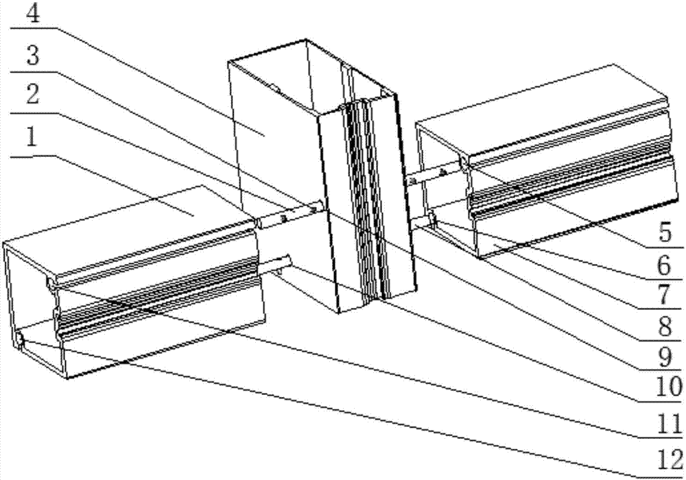 一种幕墙横梁立柱连接装置的制造方法