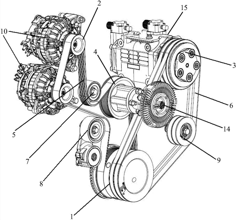 一种发动机及其前端轮系机构的制造方法与工艺