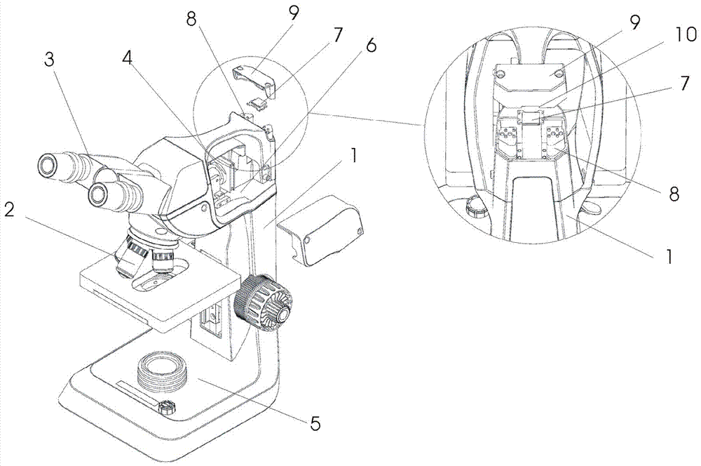 一种数码显微镜存储卡插槽的制造方法与工艺