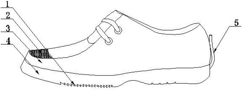一种可缓解冬季脚冷的鞋子的制造方法与工艺