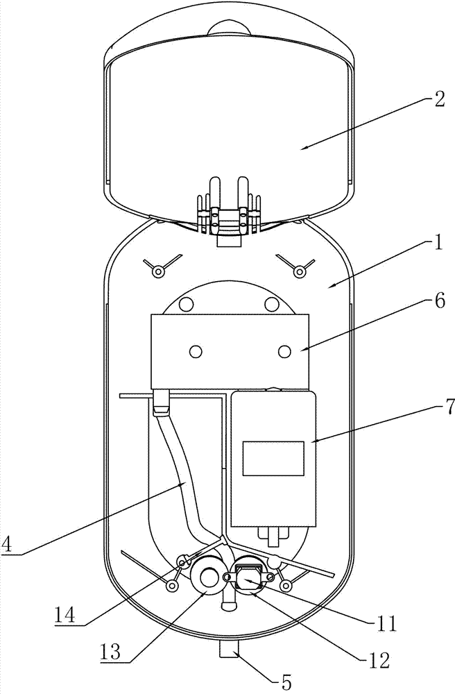 一种带气泵的喷绘工具收纳盒的制造方法与工艺
