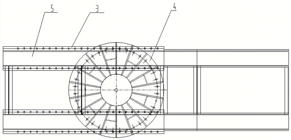 一种架桥机中托旋转盘可移动的连接装置的制造方法